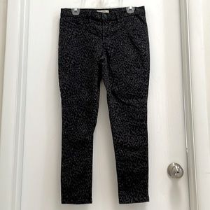 Gap Easy Leggings Skinny Jeans - Dark Gray/Black Leopard (31)